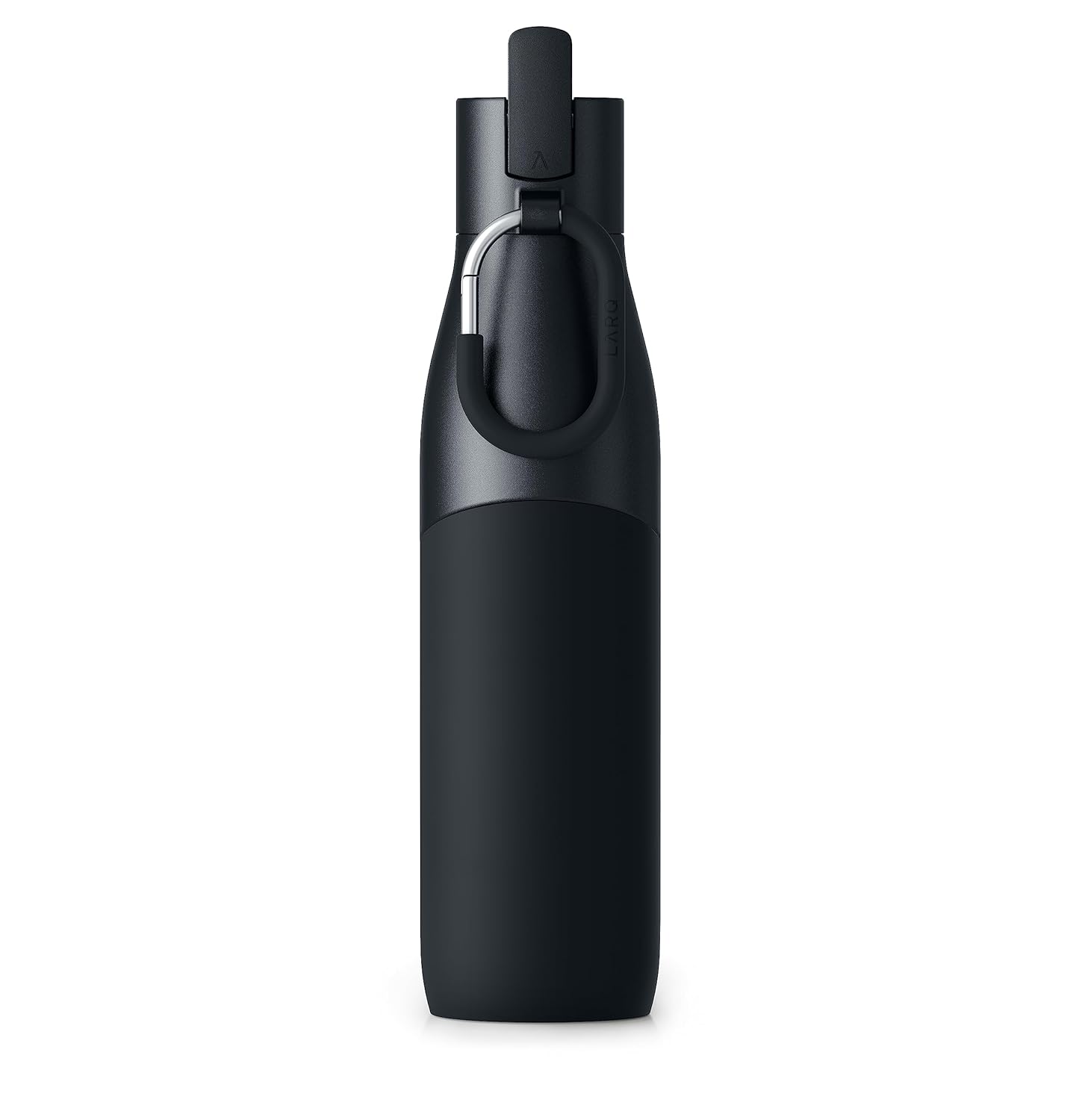 LARQ Bottle Movement Filtered - Lightweight Non-Insulated Stainless Steel Water Bottle BPA Free with Nano Zero Technology and Long-Lasting Filters, White/Pebble, 32oz